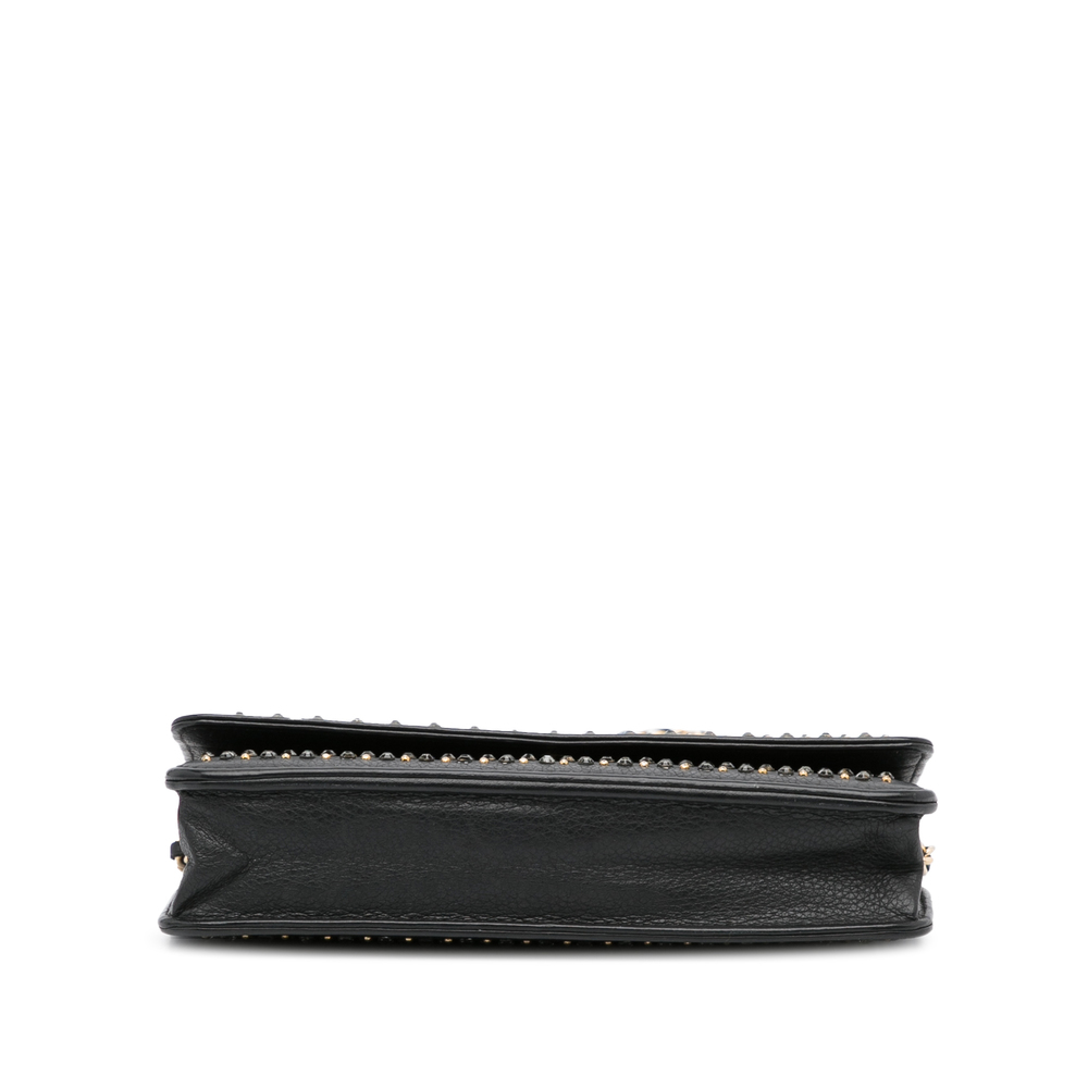 Pre-Loved Chanel Studded Leather Wallet on Chain - Picture 8 of 12